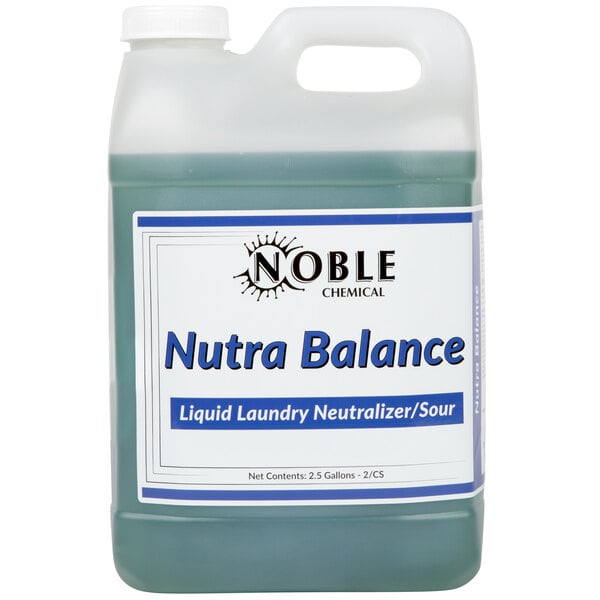 2.5 Gallon / 320 oz. Nutra Balance Concentrated Liquid Laundry Neutralizer / Sour - 2/Case