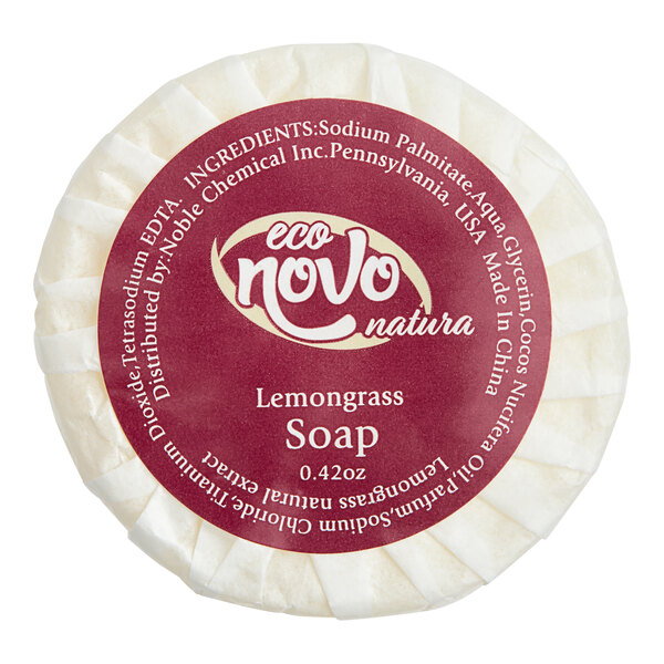 Natura 0.42 oz. Wrapped Round Glycerin Hotel and Motel Body Soap Disc - 1,000/Case