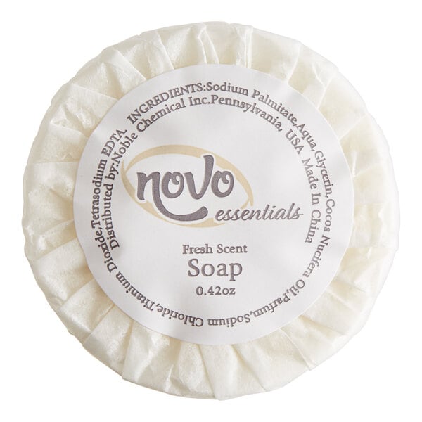 Essentials 0.42 oz. Hotel and Motel Wrapped Round Bath Soap - 1,000/Case