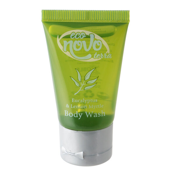 Terra 1 oz. Hotel and Motel Body Wash with Flip-Top Cap - 300/Case