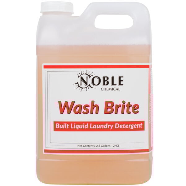 2.5 Gallon / 320 oz. Wash Brite Concentrated Laundry Detergent - 2/Case