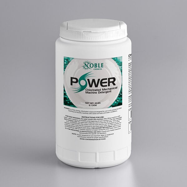 4 lb. / 64 oz.  Machine Concentrated Dishwasher / Laundry Detergent - 6/Case