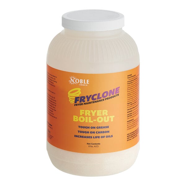 8 lb. Fryclone Concentrated Boil-Out Fryer Cleaner - 4/Case