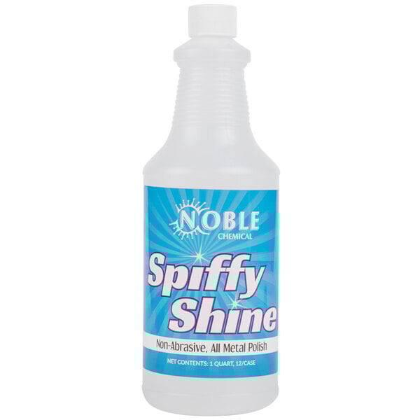 1 qt. / 32 oz. Spiffy Shine Ready-to-Use Metal Polish - 12/Case