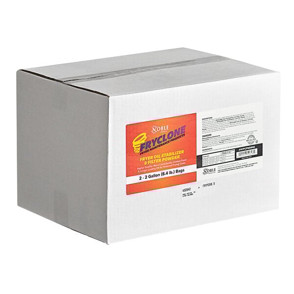 2 Gallon Fryclone Ready-to-Use Fryer Oil Stabilizer and Filter Powder - 2/Case