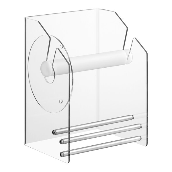 Plexiglas Label / Sticker Dispenser with 1 Disk