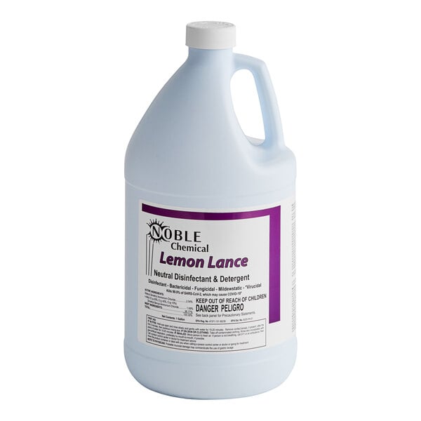 1 Gallon / 128 oz. Lemon Lance Lemon Concentrated Disinfectant & Detergent Cleaner