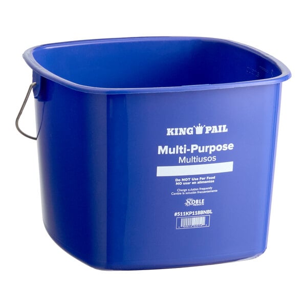 King-Pail 8 Qt. Blue Cleaning Pail