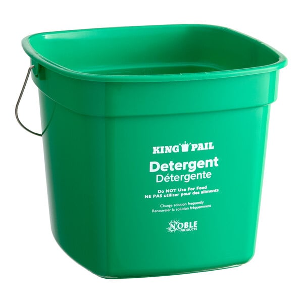 King-Pail 10 Qt. Green Detergent Pail