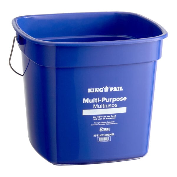 King-Pail 10 Qt. Blue Cleaning Pail