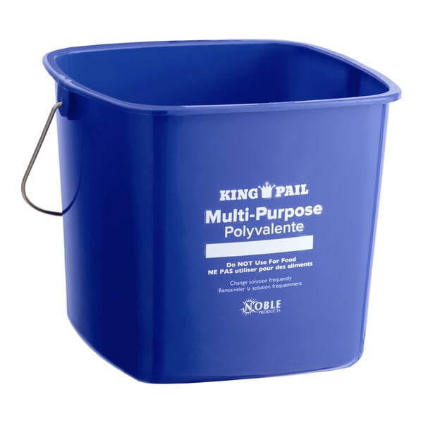 King-Pail 6 Qt. Blue Cleaning Pail