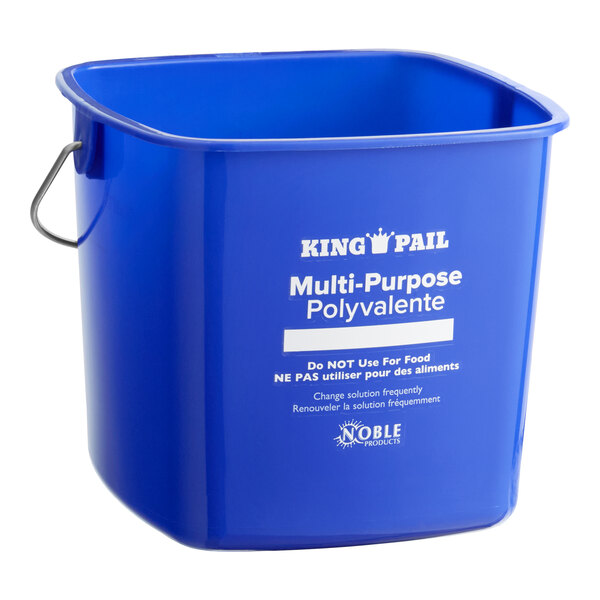 King-Pail 3 Qt. Blue Cleaning Pail