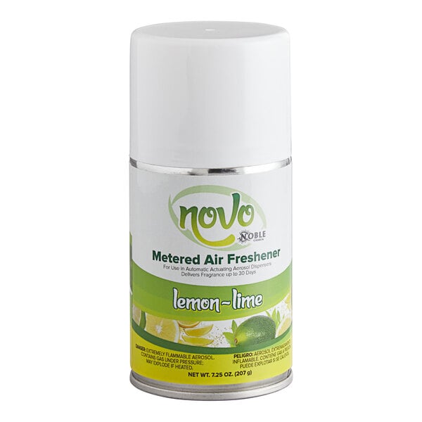 7.25 oz. Lemon-Lime Ready-to-Use Metered Air Freshener Refill - 12/Case