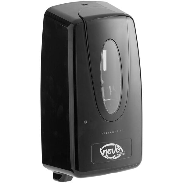 Black Touch-Free Automatic Foam Hand Soap / Sanitizer Dispenser 33.8 fl. oz. (1000 mL)