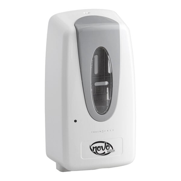 White Touch-Free Automatic Foam Hand Soap / Sanitizer Dispenser 33.8 fl. oz. (1000 mL)