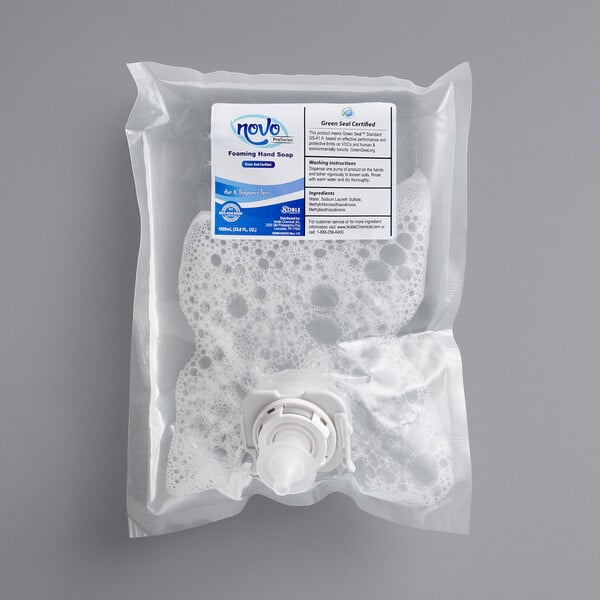 Dye and Fragrance Free Green Certified Ready-to-Use Foaming Hand Soap Refill 1,000 mL - 6/Case