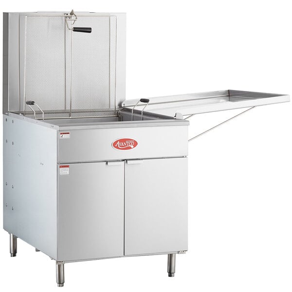 Gas 150-170 lb. Flat Bottom Funnel Cake / Donut Fryer - 120,000 BTU