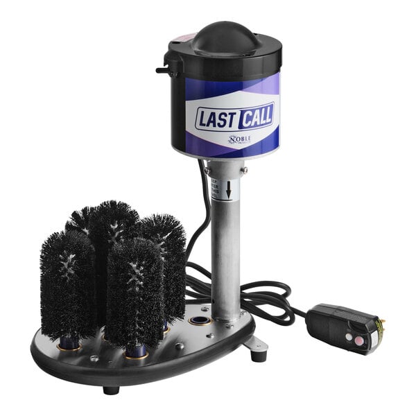 Last Call Heavy-Duty Upright Five Brush Electric Glass Washer - 115V