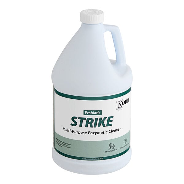 Strike 1 Gallon Concentrated Multi-Purpose Enzymatic Cleaner - 4/Case