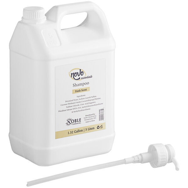 Essentials 1.32 Gallon Hotel and Motel Shampoo - 2/Case