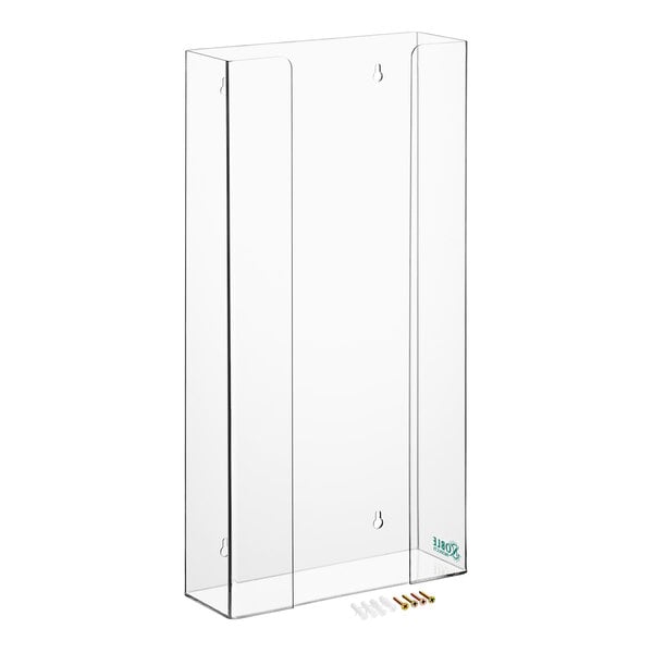 Quad Box Acrylic Wall-Mount Glove Dispenser