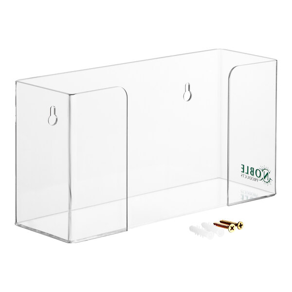 Single Box Acrylic Wall-Mount Glove Dispenser