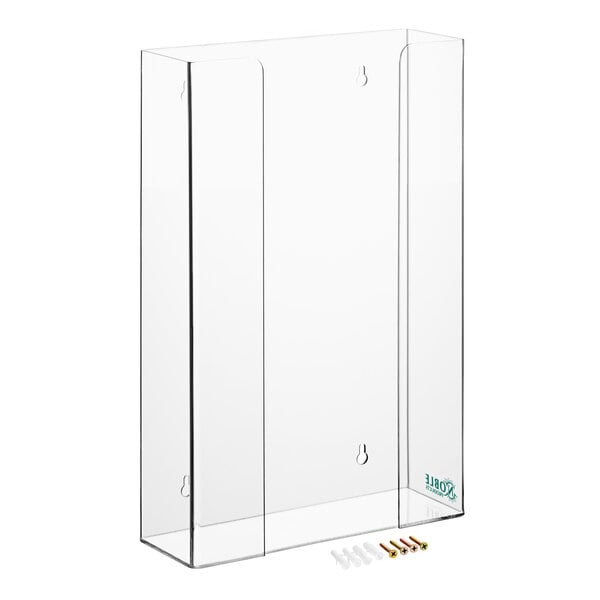 Triple Box Acrylic Wall-Mount Glove Dispenser