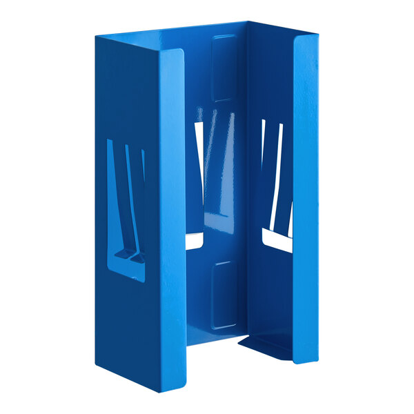Blue Magnetic Single Box Disposable Glove Dispenser