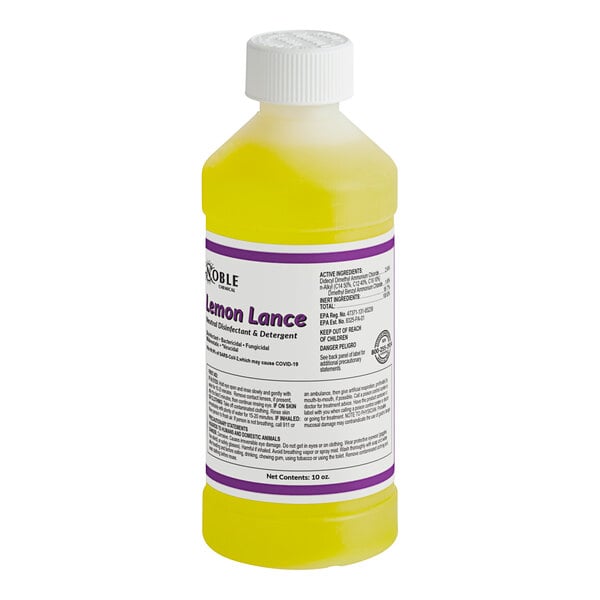 10 oz. Lemon Lance Concentrated Disinfectant and Detergent Cleaner - Sample