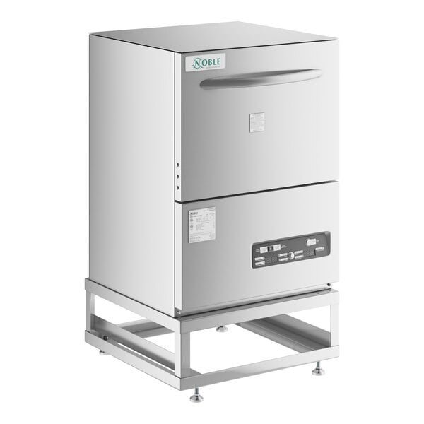 UH30-FND High Temperature Undercounter Dishwasher with 10" Adjustable Stand - 208/230V