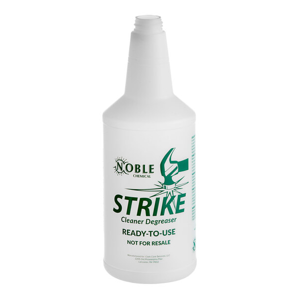 32 oz. Labeled Bottle for Strike All-Purpose Cleaner and Degreaser - 3/Case