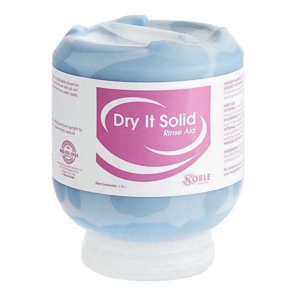 5 lb. / 80 oz. Dry It Concentrated Solid Rinse Aid