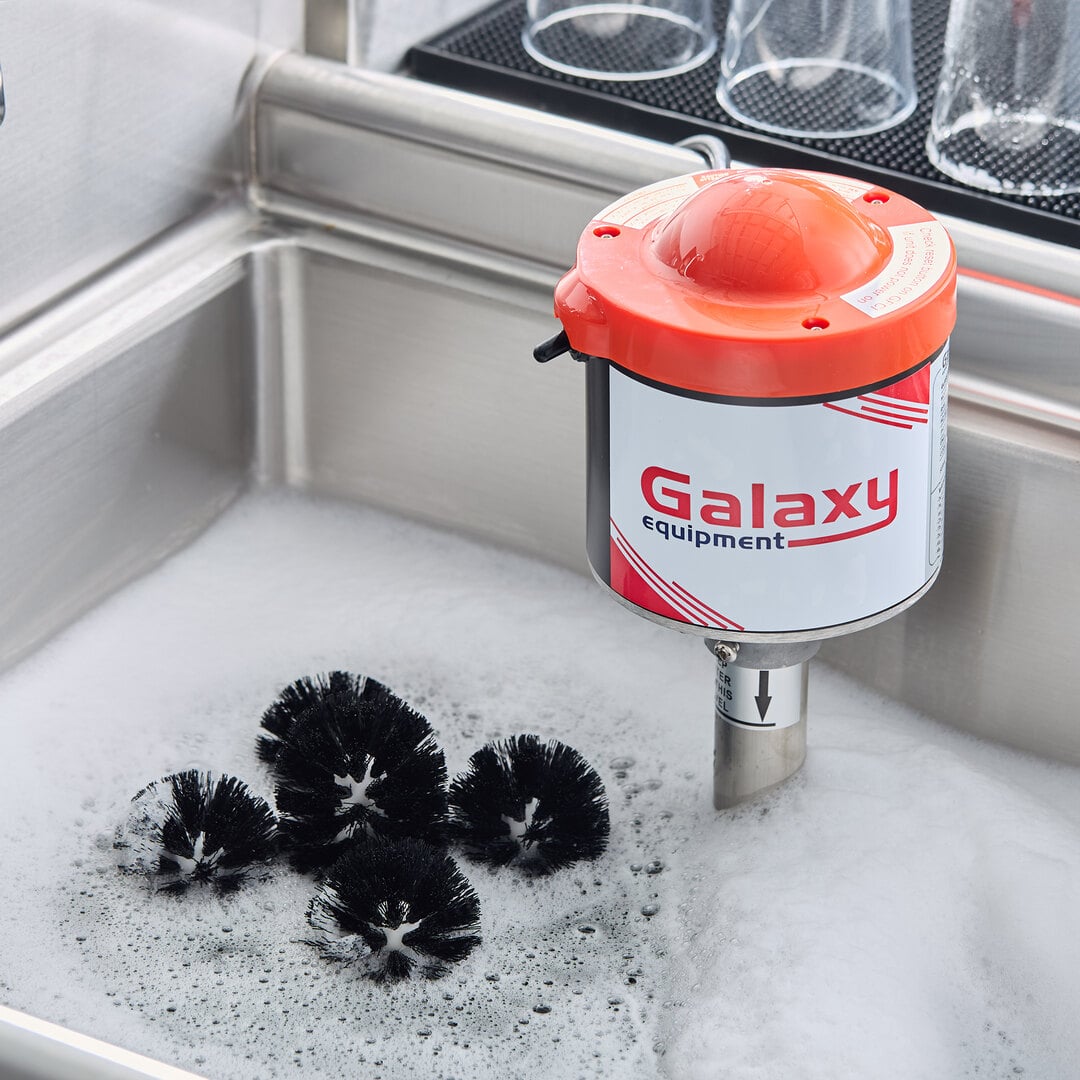 Galaxy Upright Five Brush Electric Glass Washer - 120V
