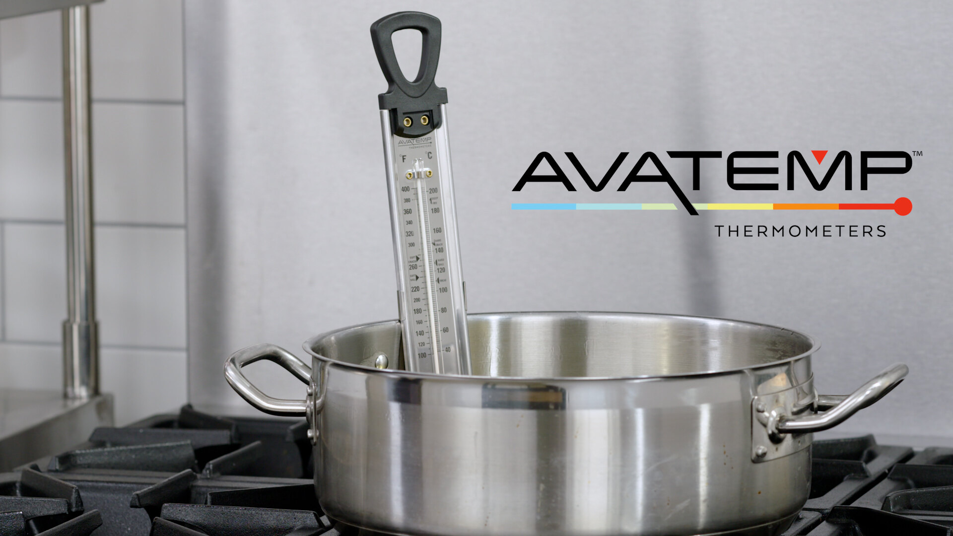 Digital Cooking/Candy Thermometer with Stainless Steel Pot Clip