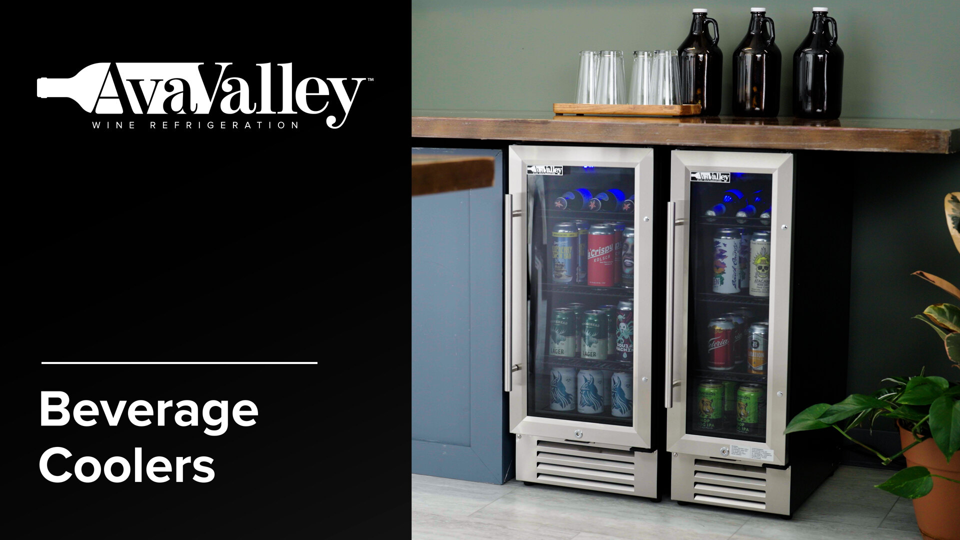 BRC-78-SZ 78-Can Single Temperature Slim Full Glass Door Beverage