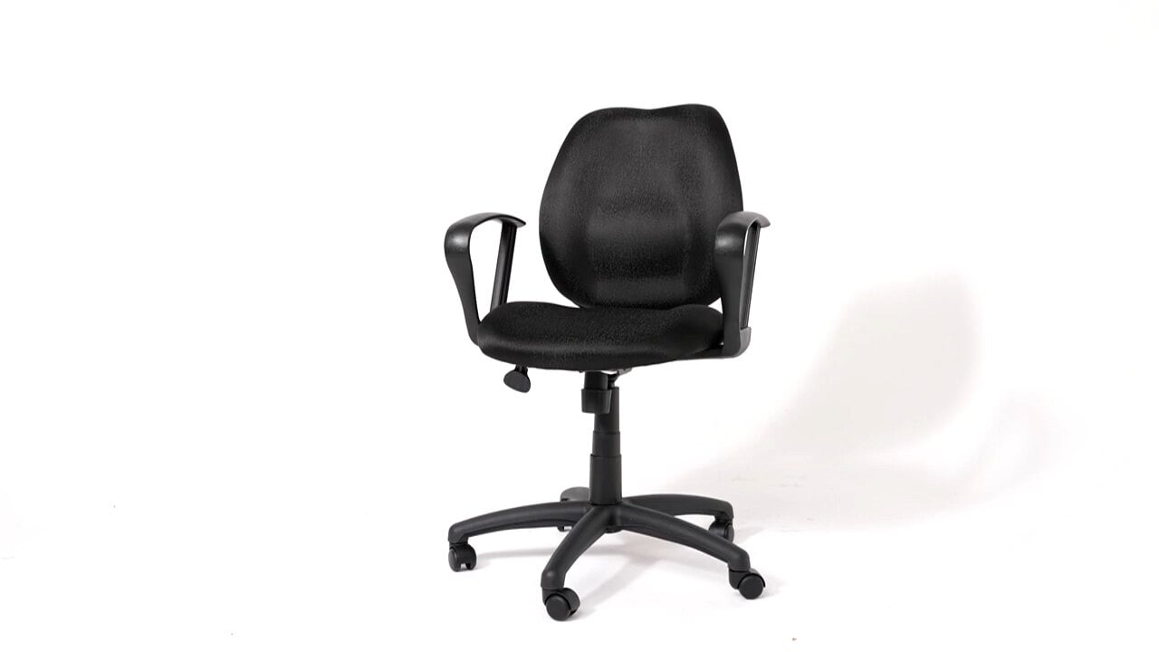 B1015-BK Office Chair Features Video | WebstaurantStore