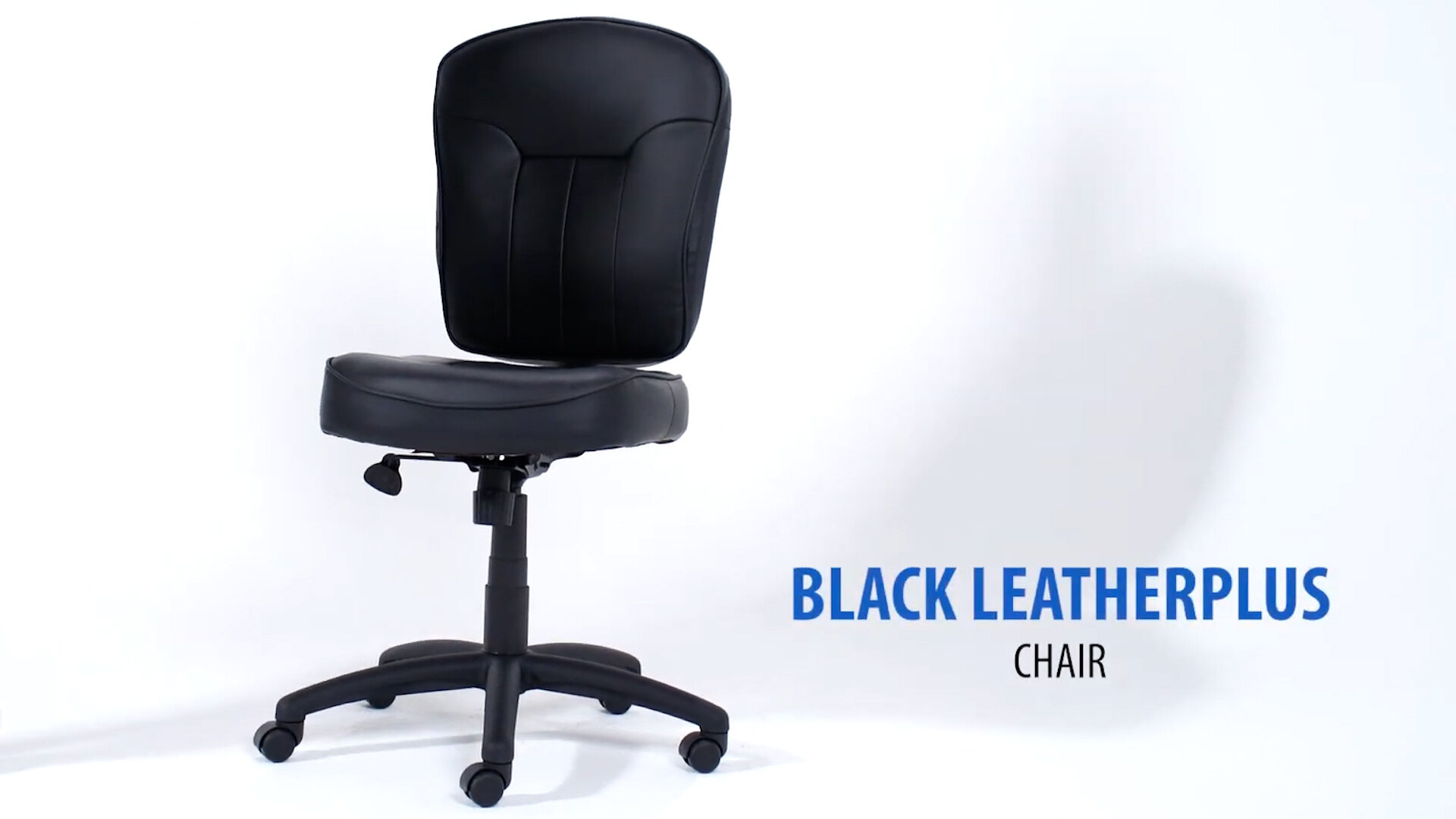 Boss black discount leatherplus executive chair