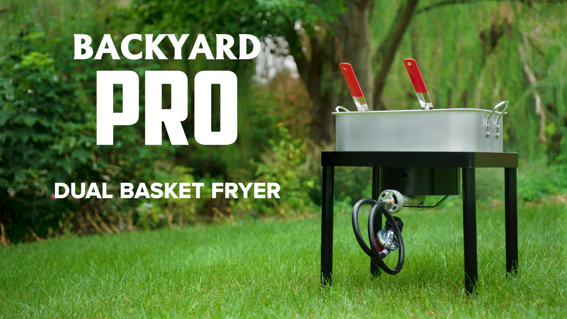 Backyard Pro Propane Deep Fryer - Double Basket