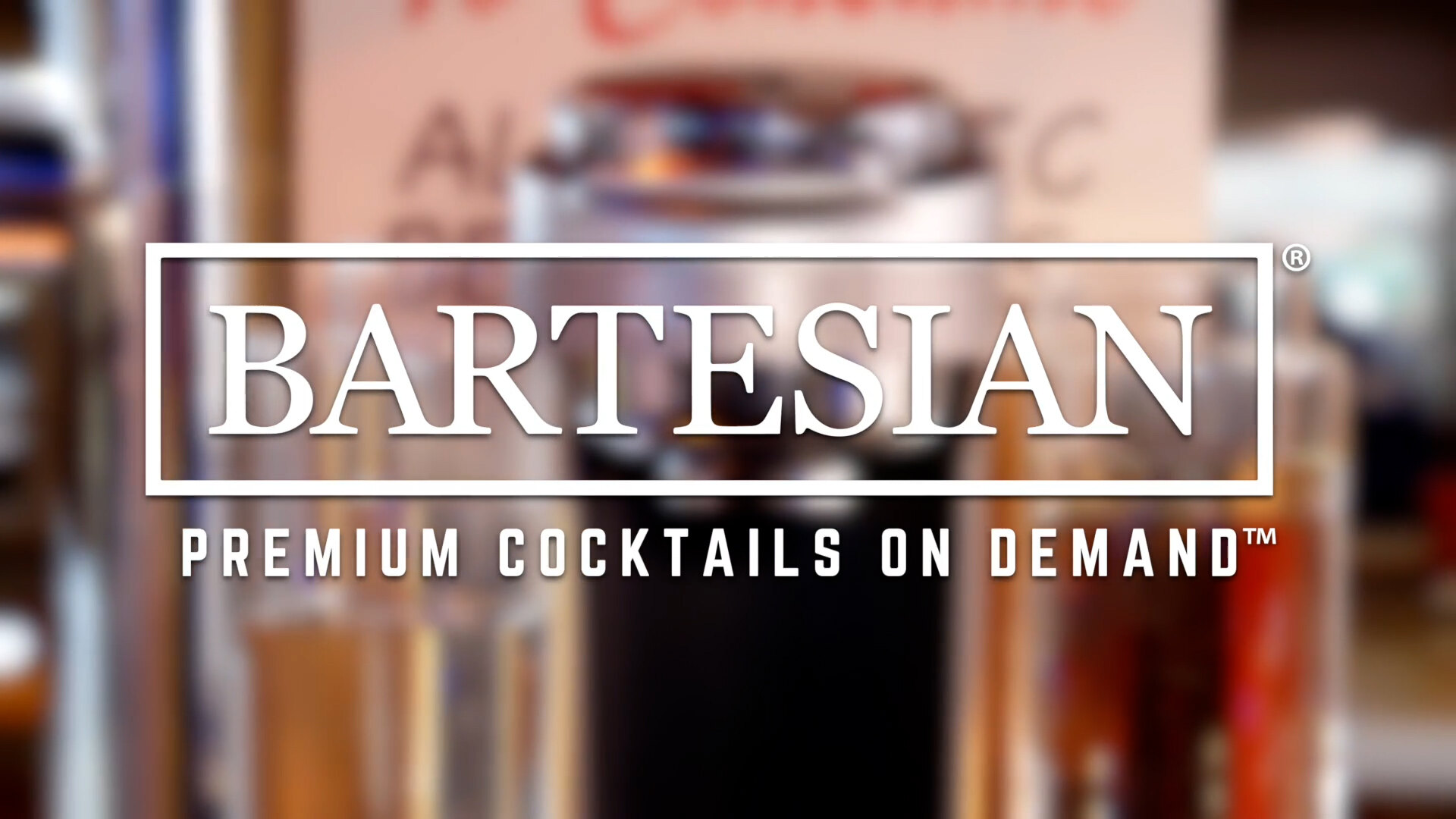 Bartesian Premium Cocktails On Demand with 5 Premium Glass Bottles