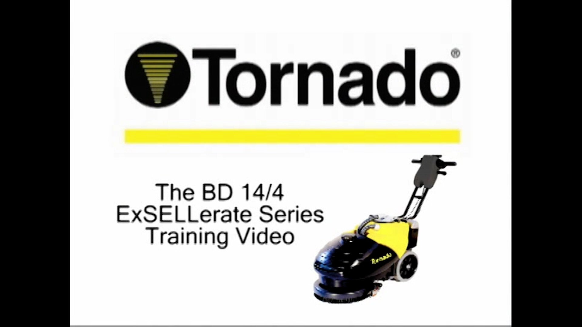 Tornado® 'BD 14/4' Cordless Automatic Floor Scrubber (14 Head