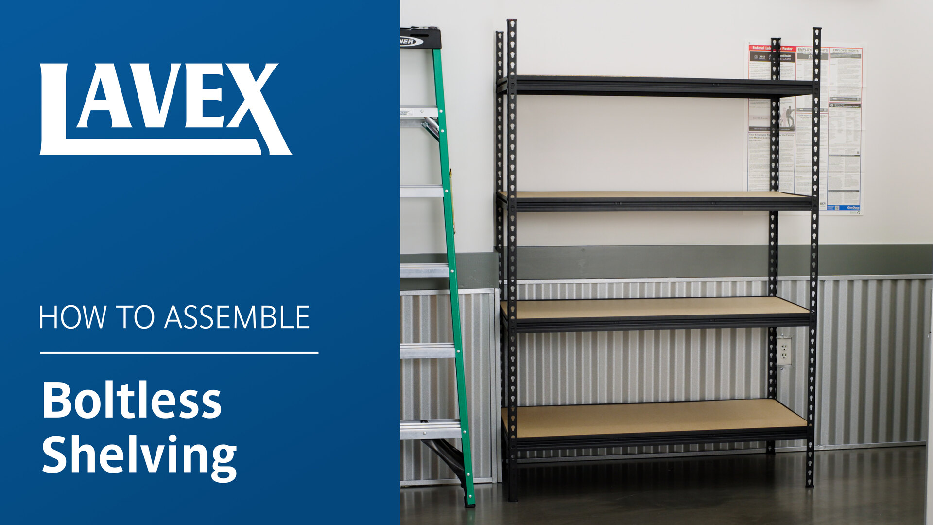 Lavex Boltless Shelving Assembly