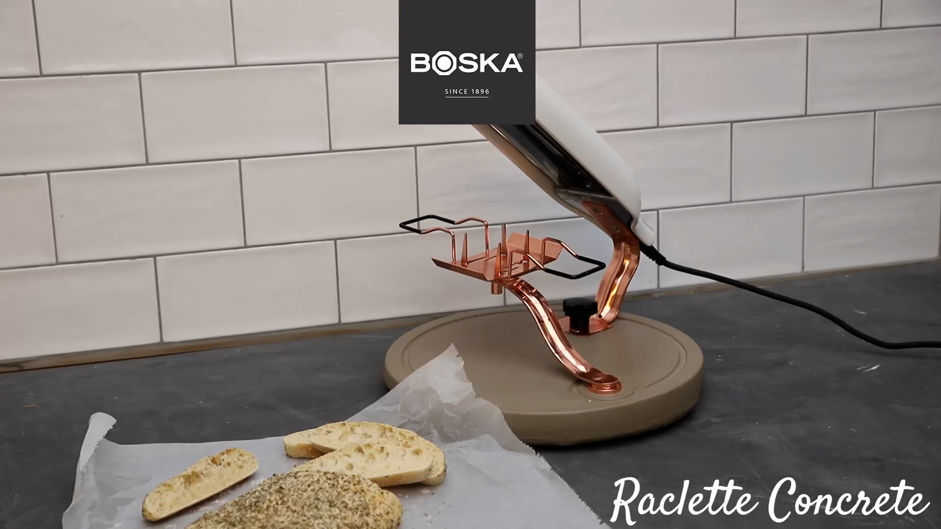 Boska - Quattro Béton Appareil à Raclette - Les Secrets du Chef