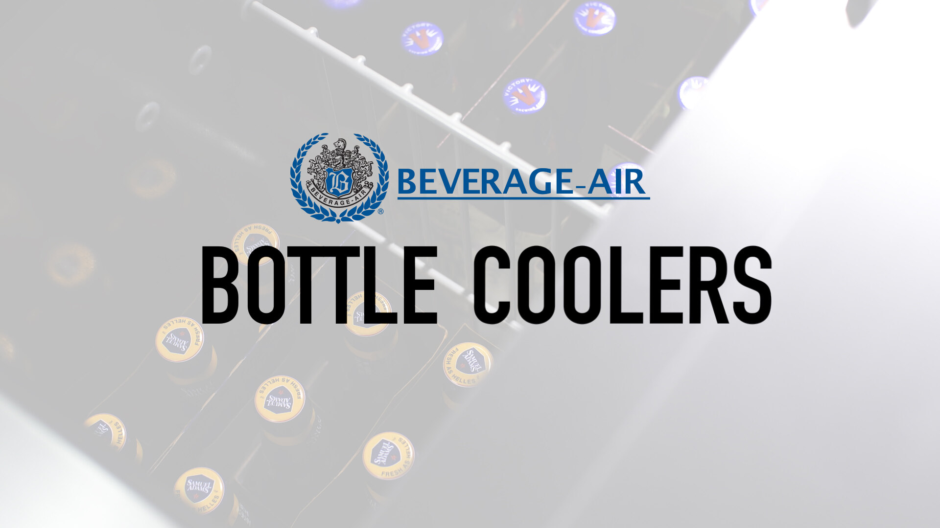 Beverage-Air DW64HC-B 65 Black Deep Well Bottle Cooler