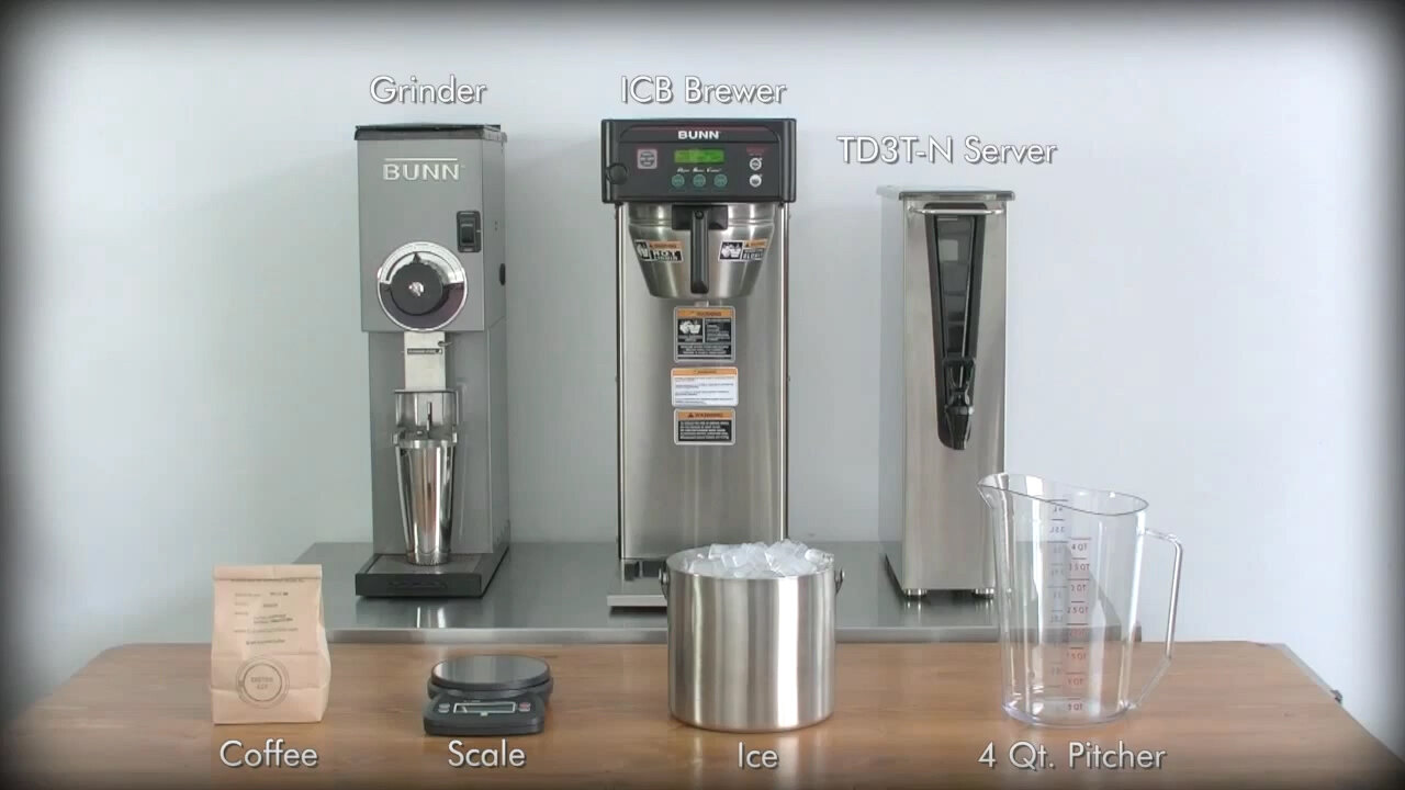 BUNN ICB Coffee Brewer: Programming for Iced Tea 