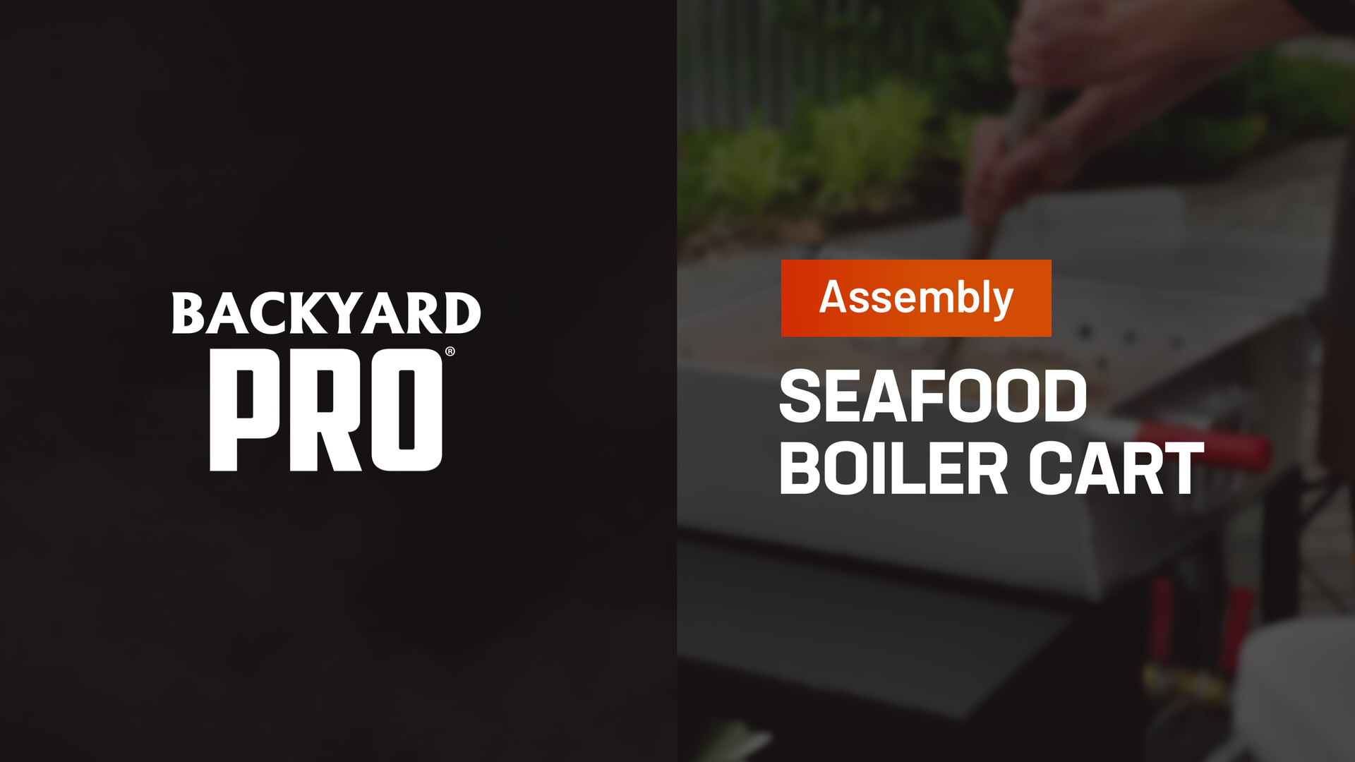 Backyard Pro 160 Qt. Liquid Propane Cajun Seafood Boiler Cart