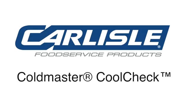 Carlisle CM1100C1402 Coldmaster CoolCheck Full Size White Cold ABS