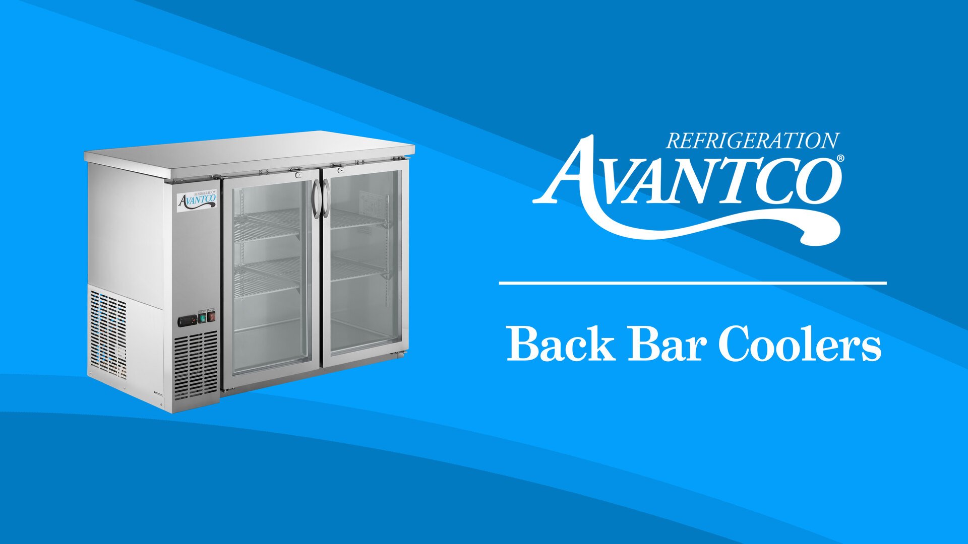 Avantco Back Bar Coolers