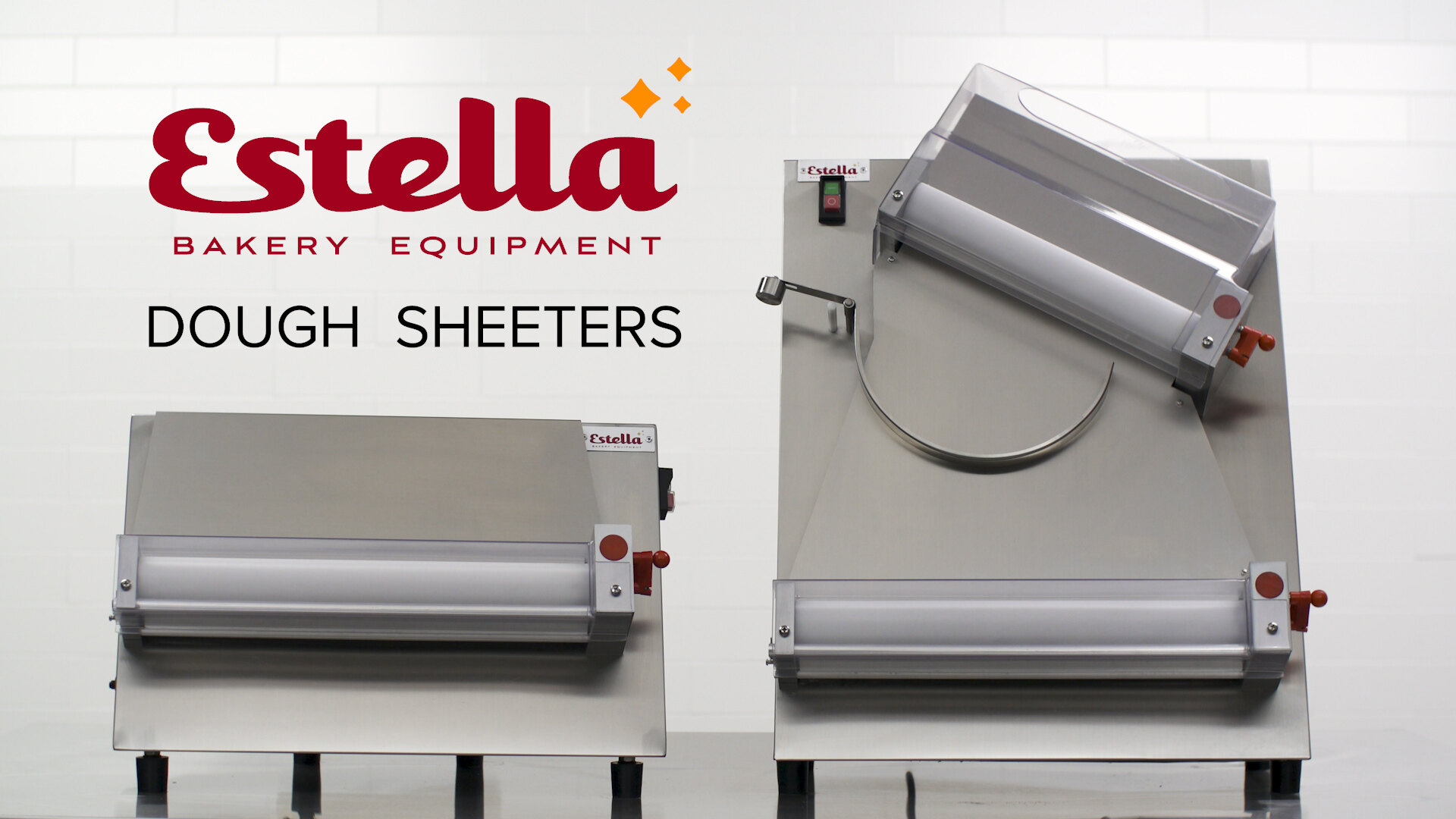 Estella DSC78 78 Countertop Reversible Dough Sheeter - 110V, 3/4 hp