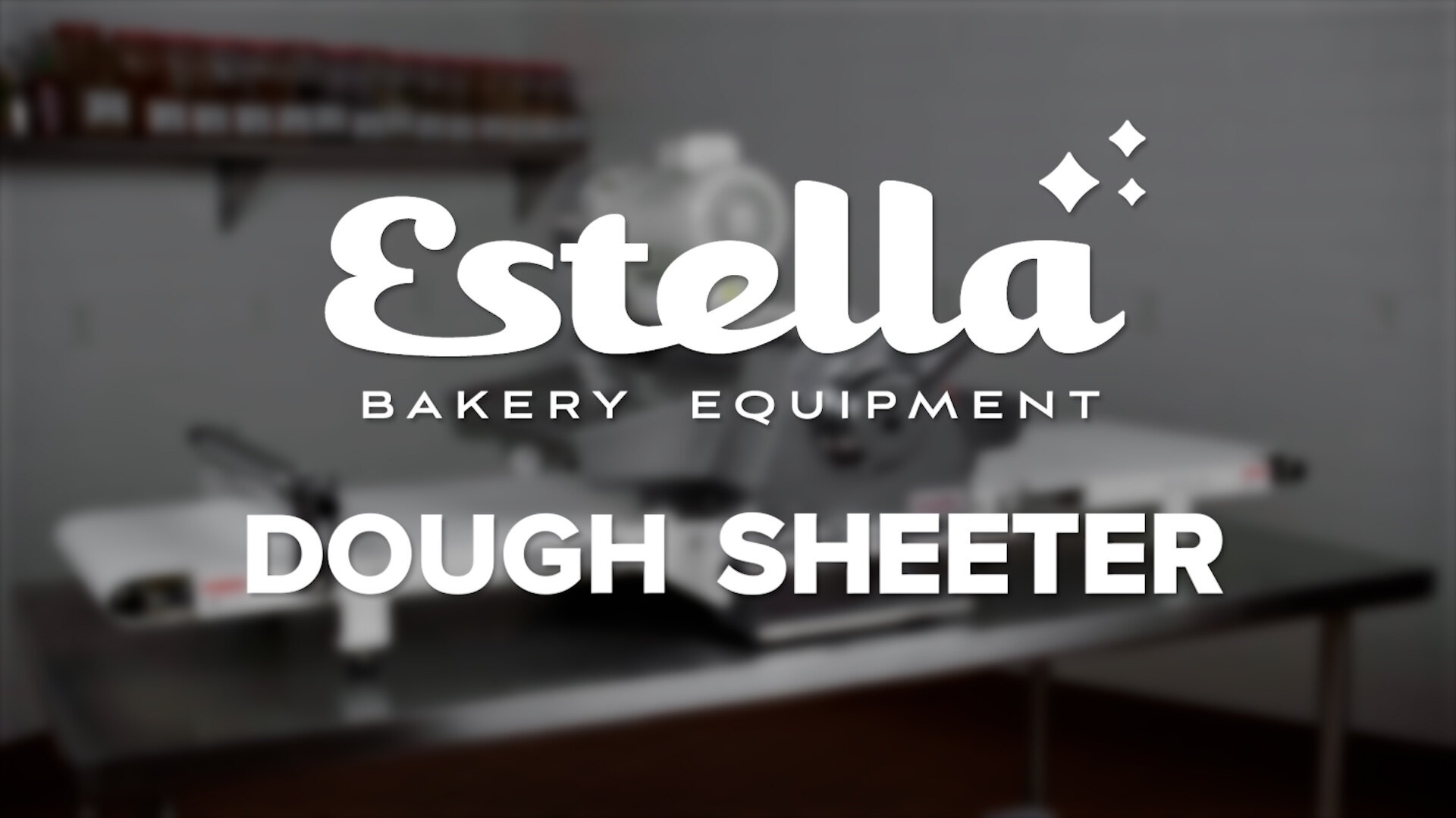 Estella EDS18S 18 Countertop One Stage Dough Sheeter - 120V, 1/2 HP