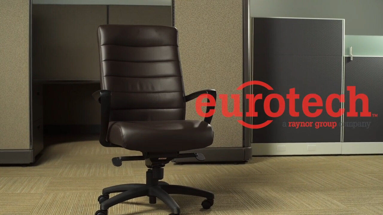 Eurotech Louisville LE8505 High Back Leather Office Chair
